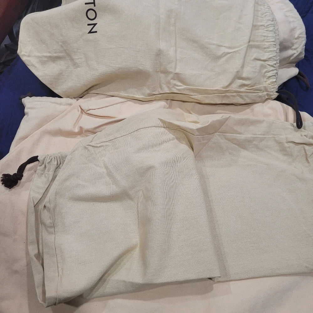 Louis Vuitton Ivory Canvas Dust Bags